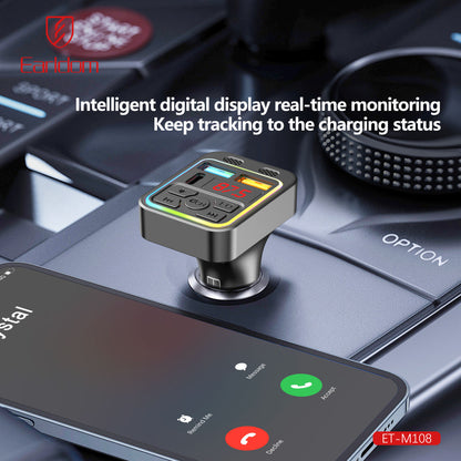 Fm Modulator MP3 | Car Charger | 3.1A | 2U | 1C — Earldom ET-M108