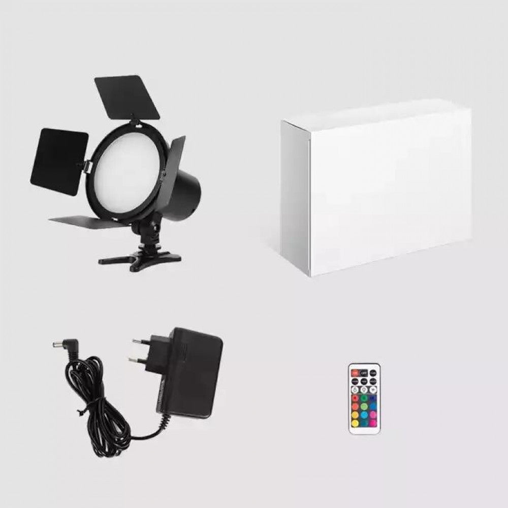 LED Spotlight JSL-216 | 16x15 cm | 128 Lights | 2700K-6500K | Remote