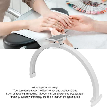 M13X 20W 3200-5600K light 208pcs crescent moon shape LED nail lamp for eyelash extension eyebrow tattoo makeup