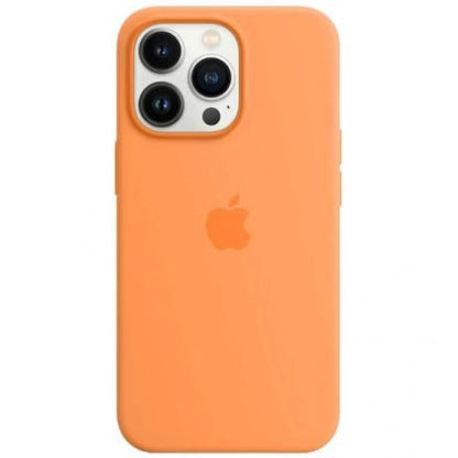 Original Silicone Case Full Size iPhone 14 Pro Max 6.7" — Hermes Orange (81)