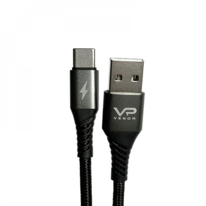 USB C cable 3A (0.25m) Veron NC09 Nylon