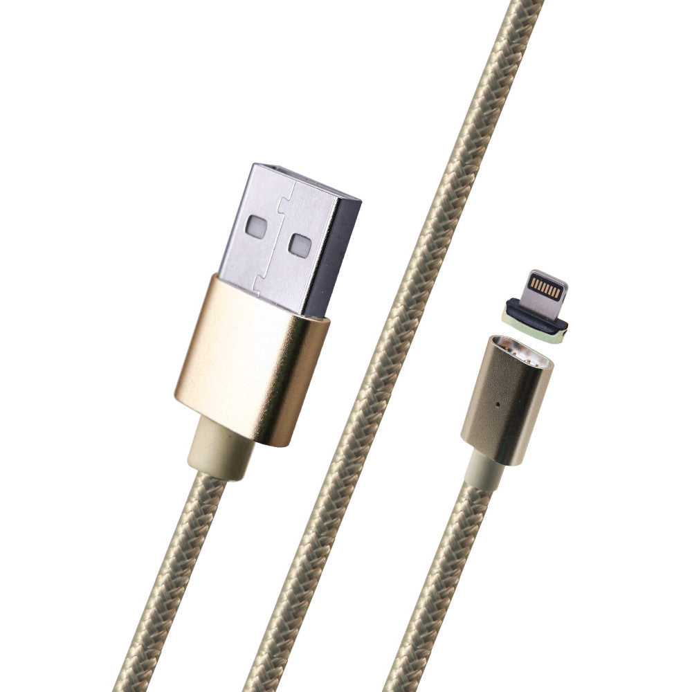 Lightning cable 2A (1m) Metal Magnetic MultiColor