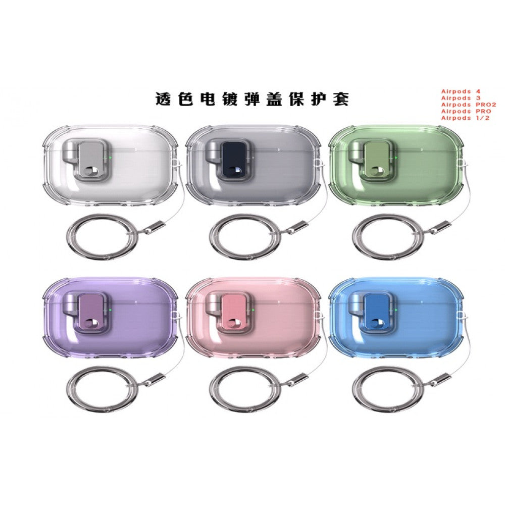 Airpods Pro 2 Case Plastic Lock — Blue