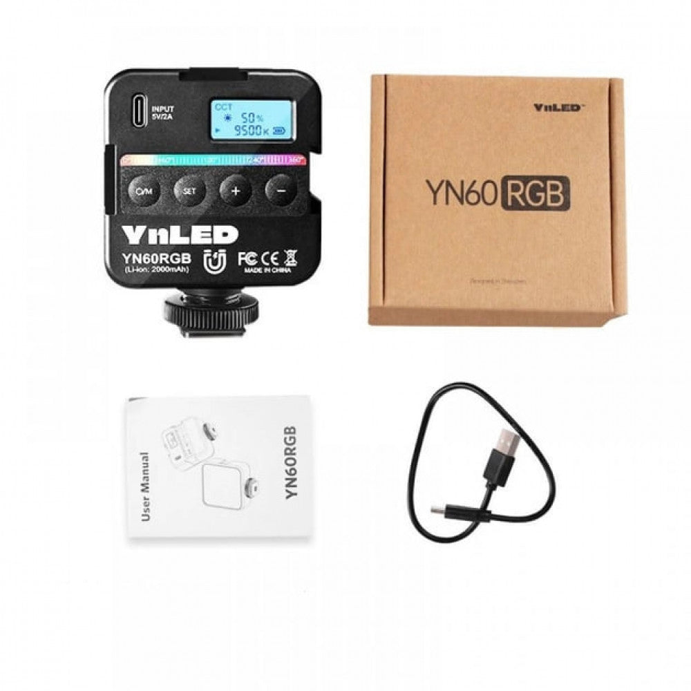 Video light lamp LED YN60 RGB