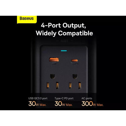 Car Power inverter 300W (110V 220V US/JP) Baseus (CGNB010001) IGBT – CGNB010001 Black