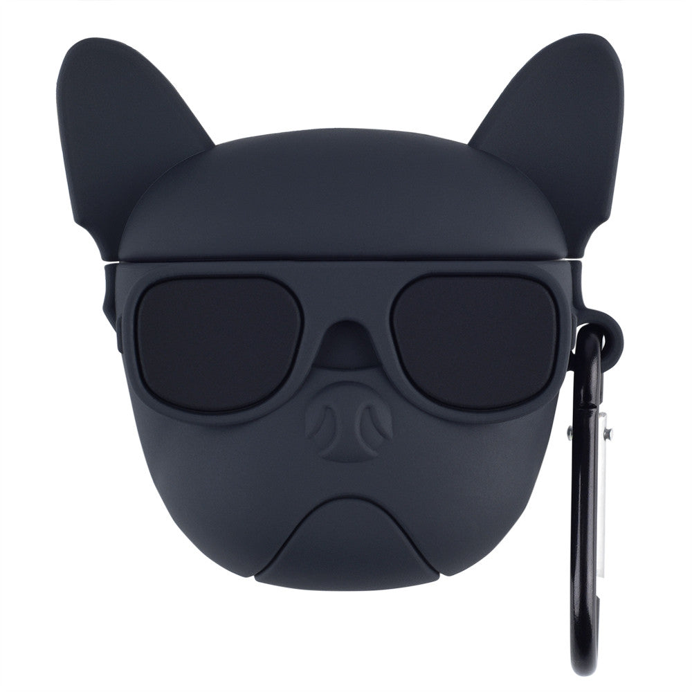Чохол для AirPods — Emoji Series — Black Dog