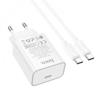 Home Charger 20W PD3.0 C to C Cable (1m) Hoco C143A
