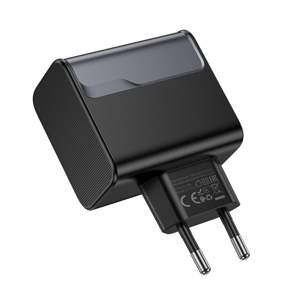 Home Charger 70W 2PD QC 3.0 Hoco CS75A — Black
