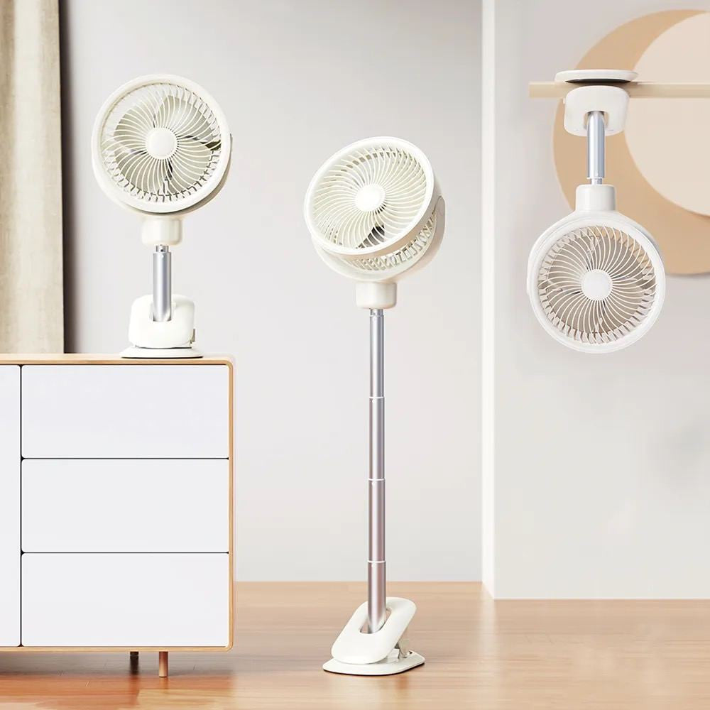 Портативный мини вентилятор WT-RD12 White - 4000 mAh