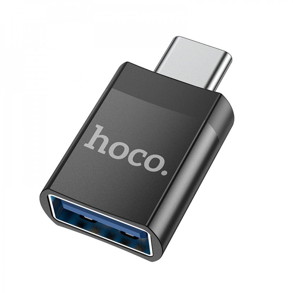 Adapter OTG USB C To USB — Hoco UA17  016 — Black