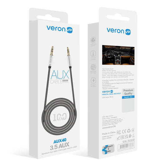 Cable Aux (1m) — Veron AUX40