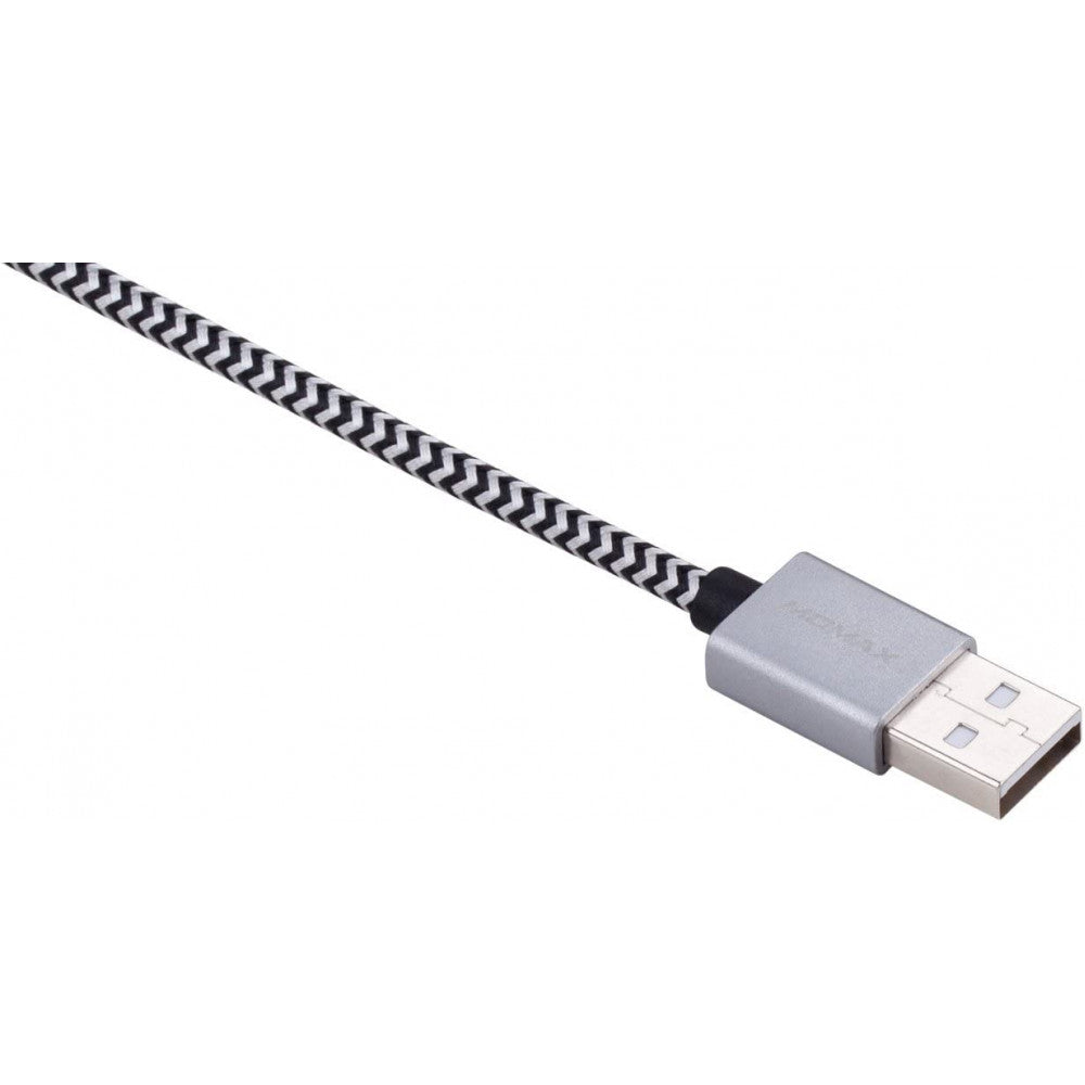 Кабель 2 in 1 ( L , M ) 2.4A (1m) Momax DL4 — Orange