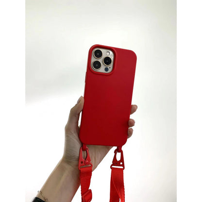 Cord Silicone Case iPhone 13 Pro 6.1" - Red
