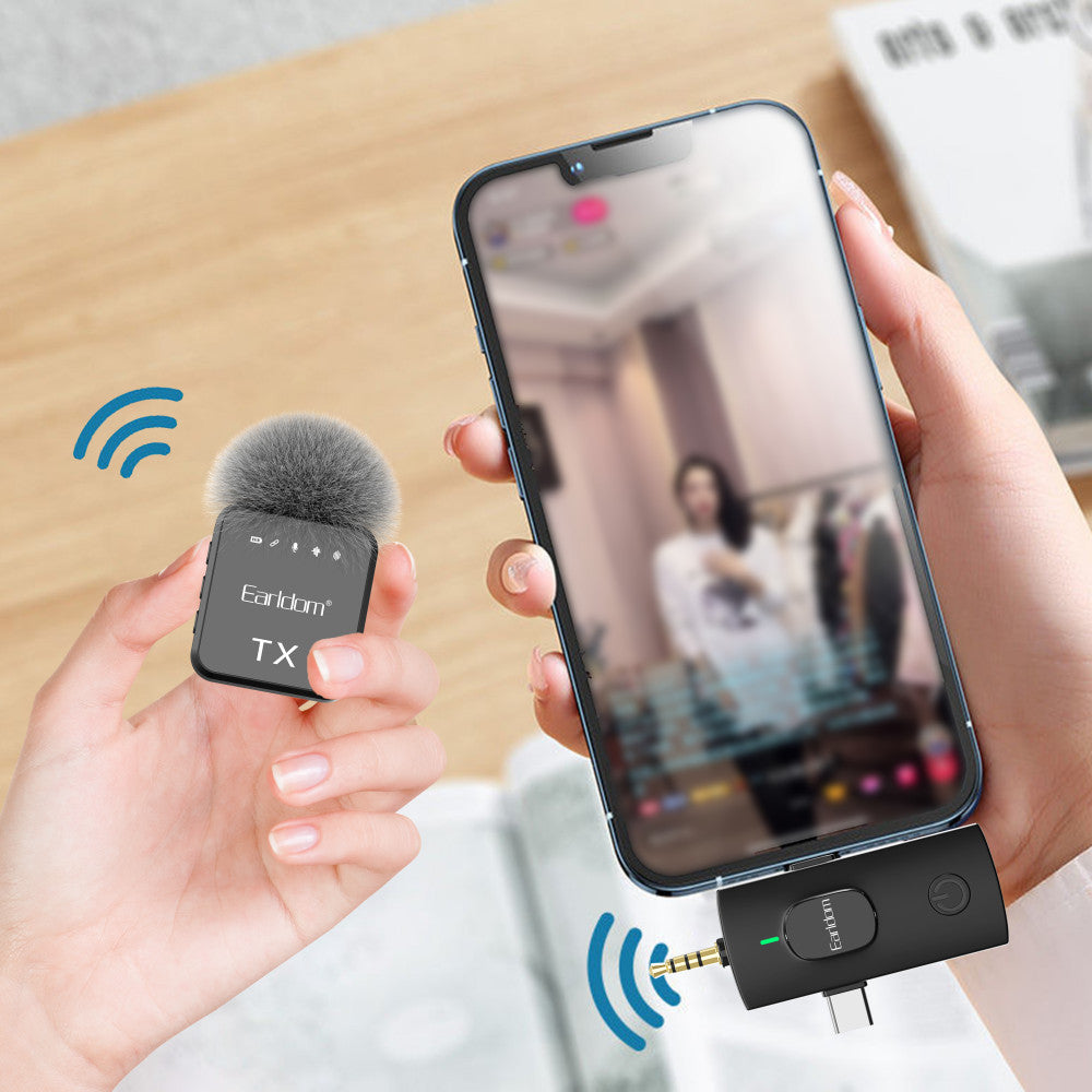 Беспроводной микрофон для телефона Earldom ET-MC13