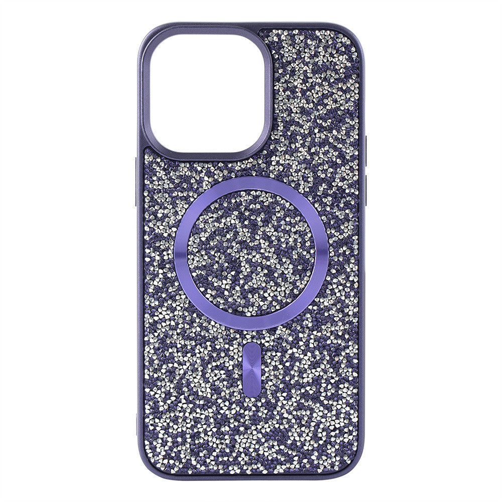 Swarovski Case with MagSafe iPhone 15 Pro Max — Purple