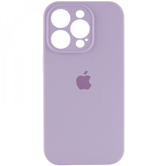 Original Silicone Case with protective camera iPhone 12 Pro Max — Lilac (5)