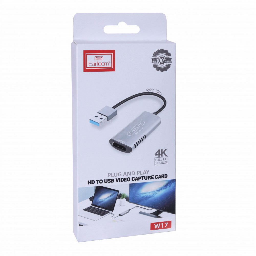 Adapter 4K HDMI - USB Earldom ET-W17