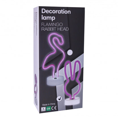 Night light Neon Lamp series - Bunny Pink