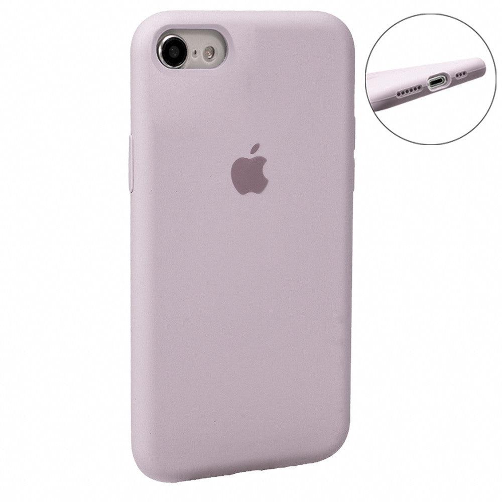 Original Silicone Case Full Size iPhone 7 ; 8 ; SE 2020 — Pink Sand (19)