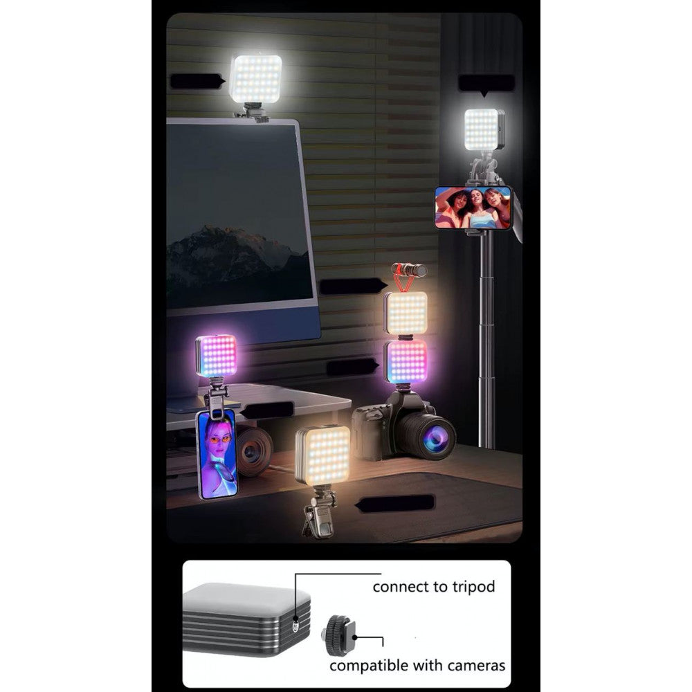 Накамерный видеосвет LED — D12S