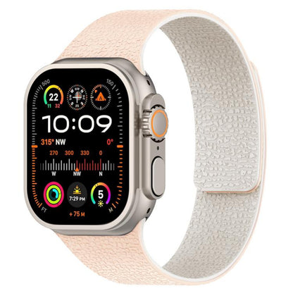 Ремінець Magic Silicon — Apple Watch 42 mm | 44 mm | 45 mm | 49 mm — Milk Tea&Rock White