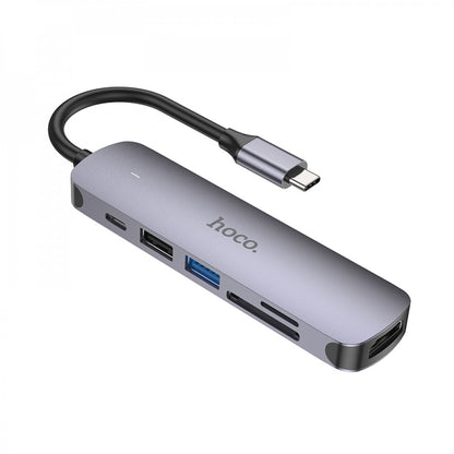 HUB USB C To HDTV ; PD ; 3USB — Hoco HB28