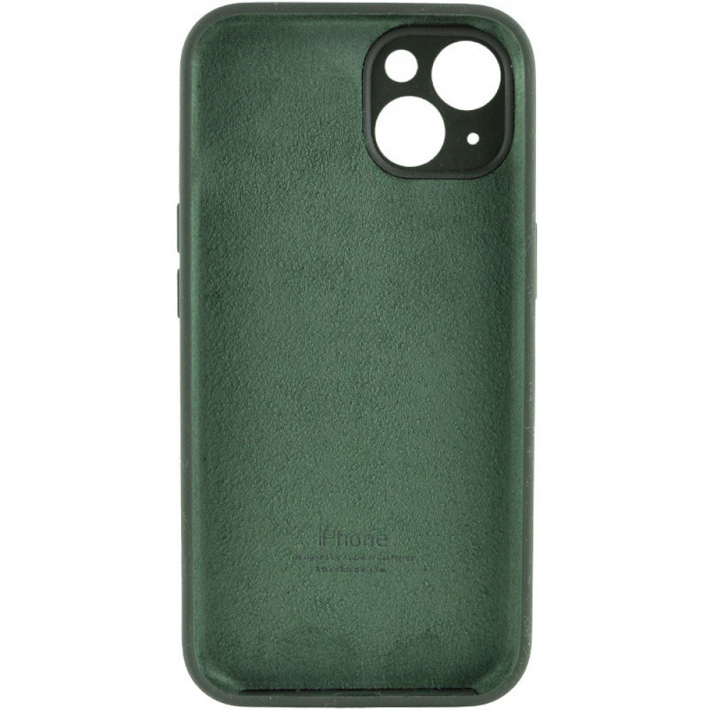 Cover Cases Original Silicone Case with protective camera iPhone 14 - Dark Green (48)