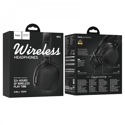 Навушники Bluetooth Hoco W64 — Black
