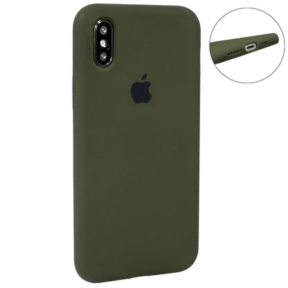 Original Silicone Case Full Size iPhone X ; XS — Khaki (48)