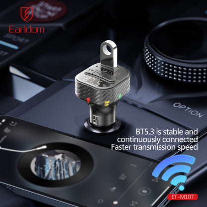 Fm Modulator MP3 Car Charger 3.0A 1U 1C Earldom ET-M107