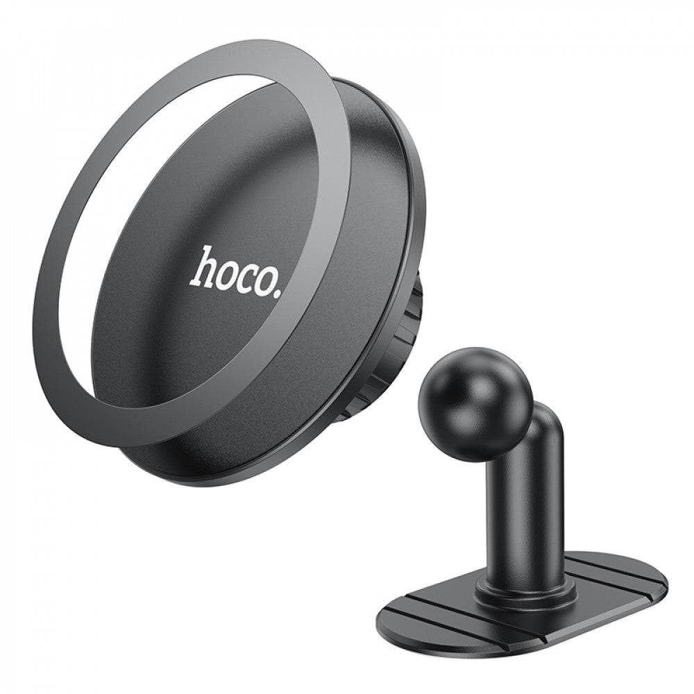 Car Holder Hoco H13 Fine jade ring magnetic (center console) – black