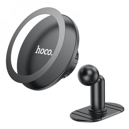 Car Holder Hoco H13 Fine jade ring magnetic (center console) – black