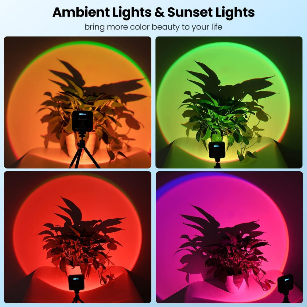 LED-видеосвет В-С6, RGB, 6 Вт LED 45 шт., цветовая температура 2500-9000 К КРИ95+ аккумулятор 2000 мА·ч