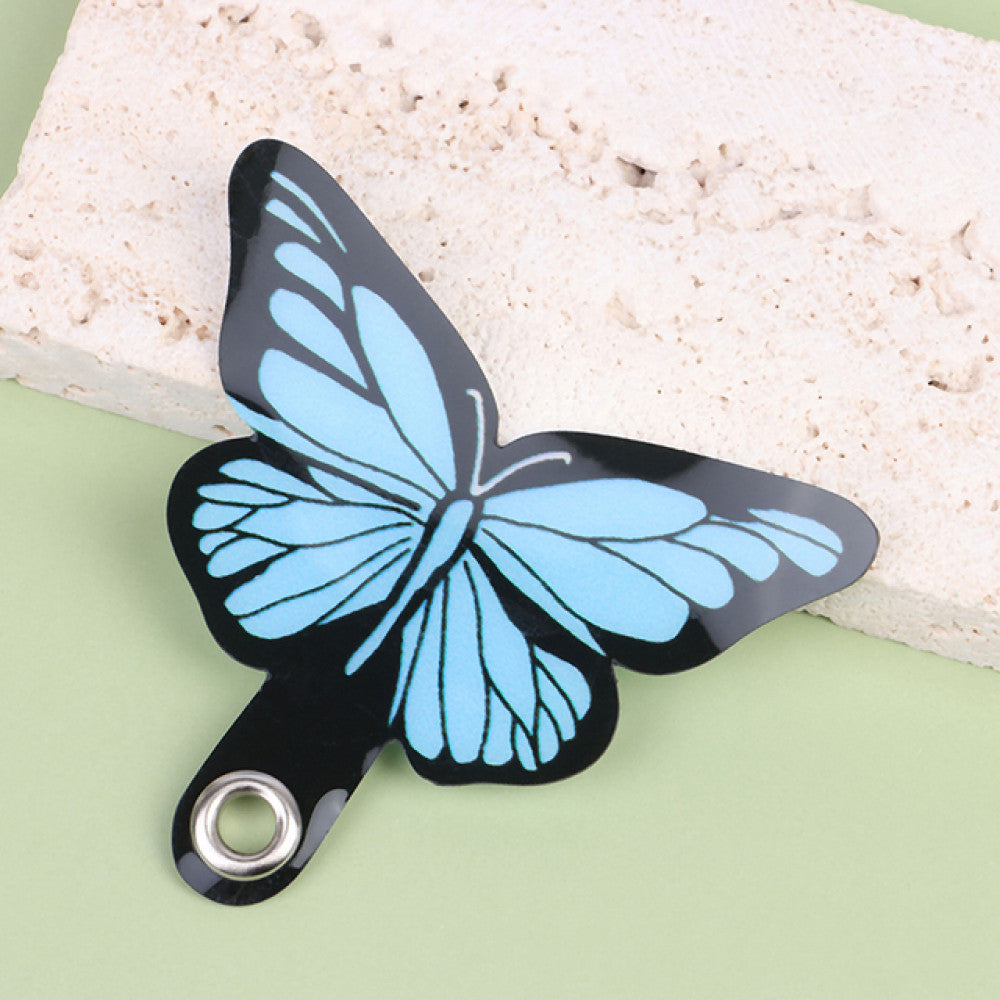 Neck Lanyard "Butterfly" - Blue