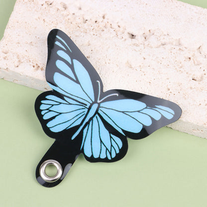 Neck Lanyard "Butterfly" - Blue