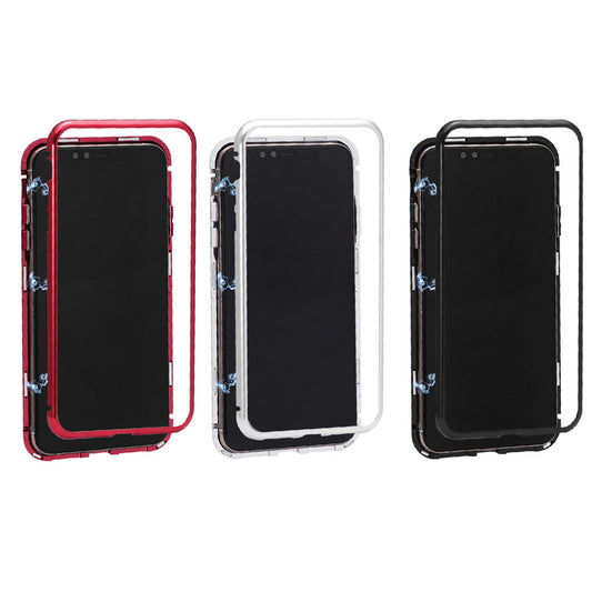 Накладка Чехлы Magnetic Suction With Glass Shell — Samsung S8 Pus(G955)