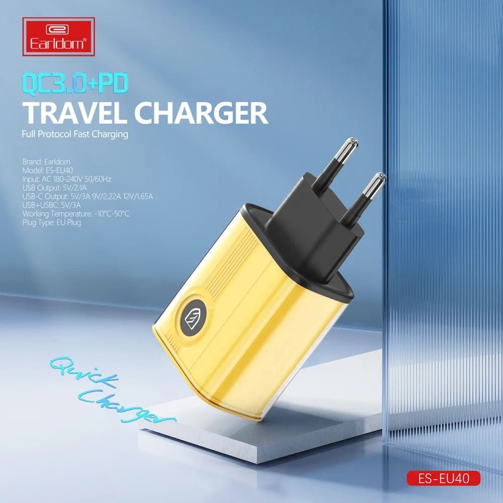 Home Charger PD+ 1C Earldom ES-EU40C