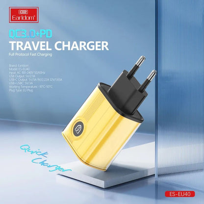 Home Charger PD+ 1C Earldom ES-EU40C