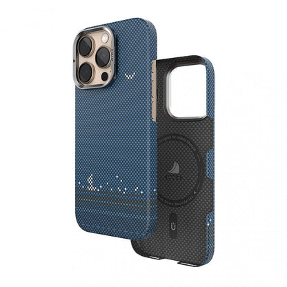 Накладка Чехлы Aramid Armor Sailing Case With MagSafe DCC-209 — iPhone 16 Pro  — Blue