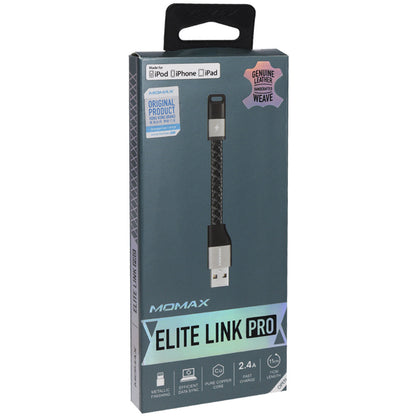 Lightning cable 2.4A (0.1m) Momax DLID