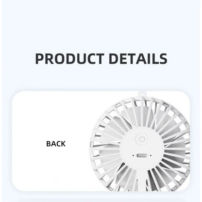 Портативный мини вентилятор WT-F58 - 1200 mAh — Biege