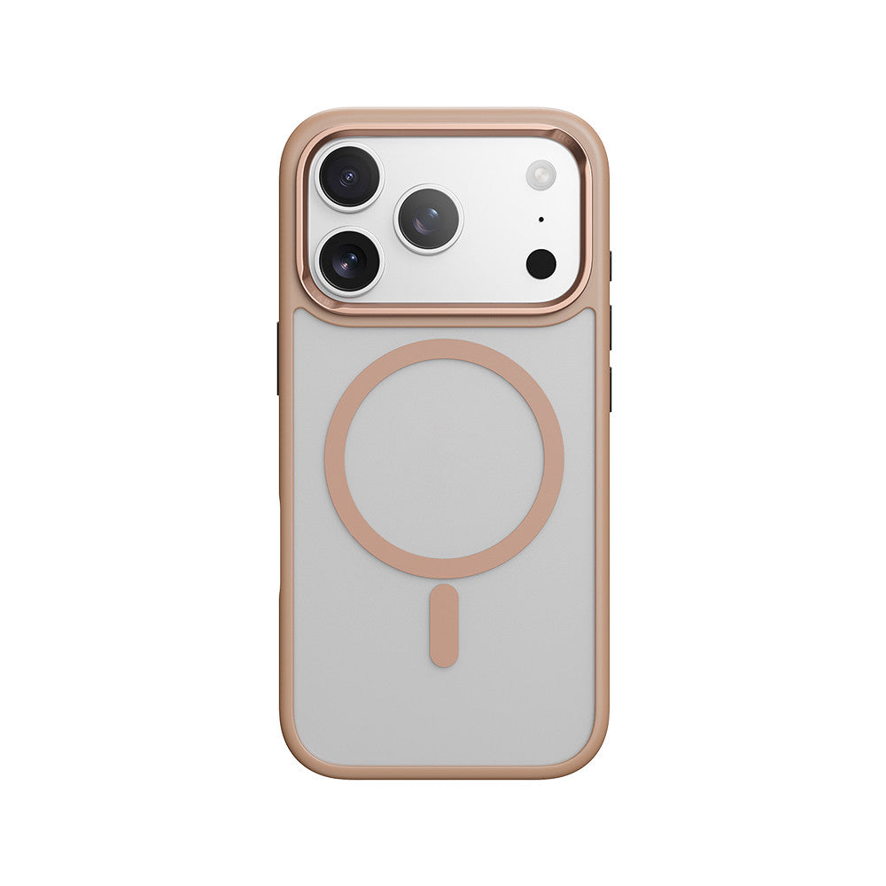 Накладка Чехлы Rock Guard Metal Lens Frame Series TPU Case with Magsafe iPhone 17 Pro Max — White