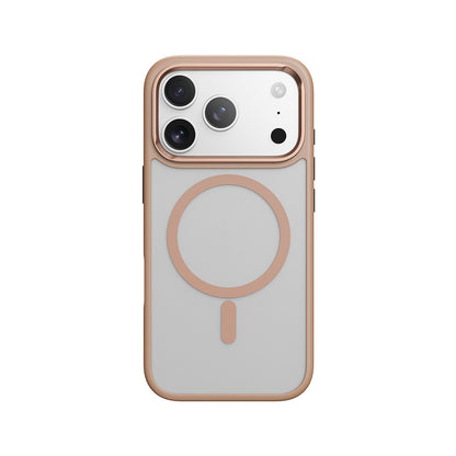 Накладка Чехлы Rock Guard Metal Lens Frame Series TPU Case with Magsafe iPhone 17 Pro Max — White