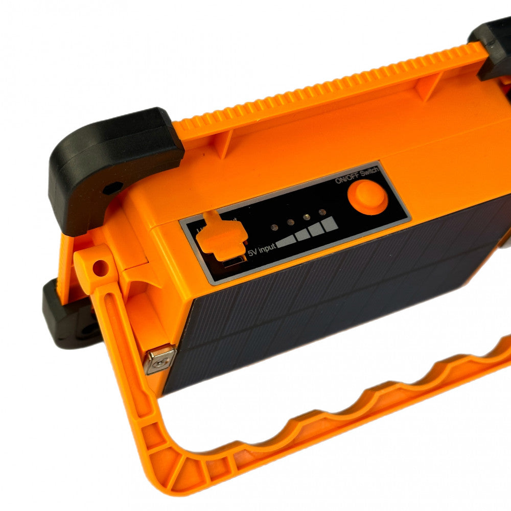 LED Floodlight with Battery 6000 mah LED Charging Working Lamp