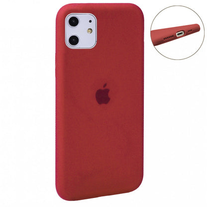 Original Silicone Case Full Size iPhone 11 – Neon Pink