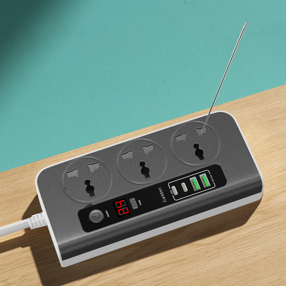 Фільтр живлення 4U | 3P | 3.1A | 1.5m — Earldom ES-SC02