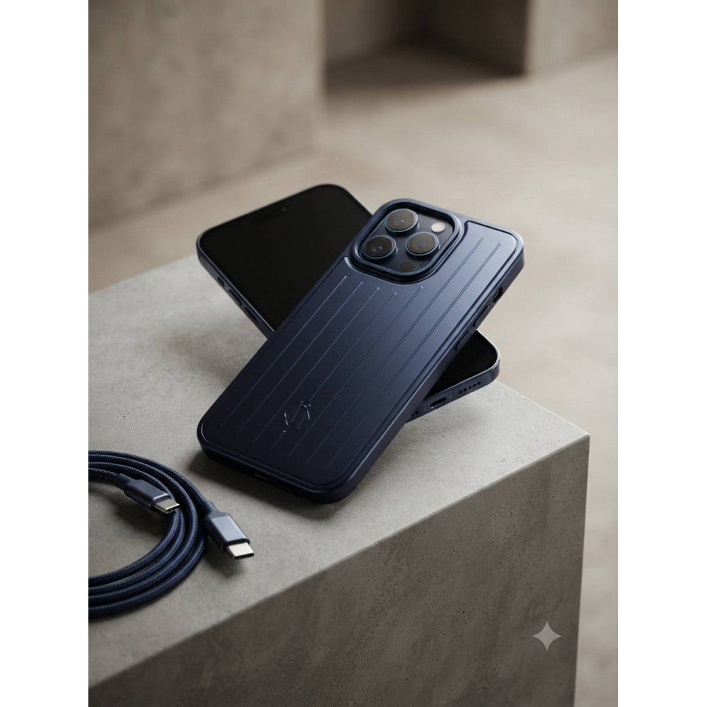 Rimova Metal Case iPhone 16 Pro — Blue