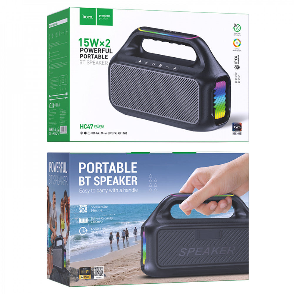 Bluetooth Speaker Hoco HC47 — Black