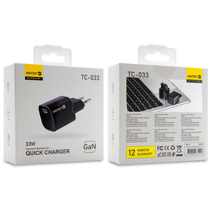 Home Charger 33W PPS PD QC3.0 Veron TC-033