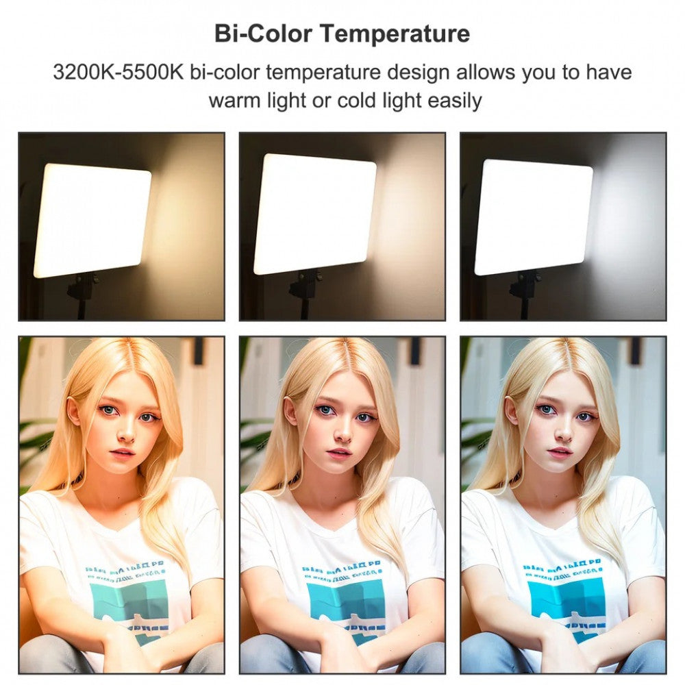 Video light lamp LED A111 33x25 cm 416 Lights 3200K-5500K